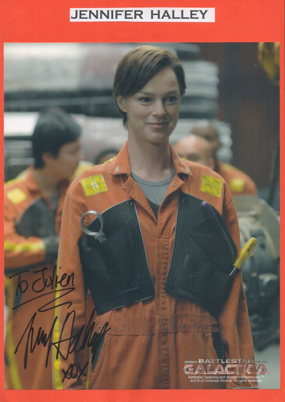 Lot 290: Michelle Forbes and Jennifer Halley signed separate 10...