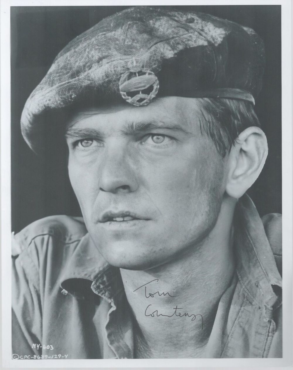 Lot 302: Tom Courtenay Actor Signed 8x10 Photo. Good condition....