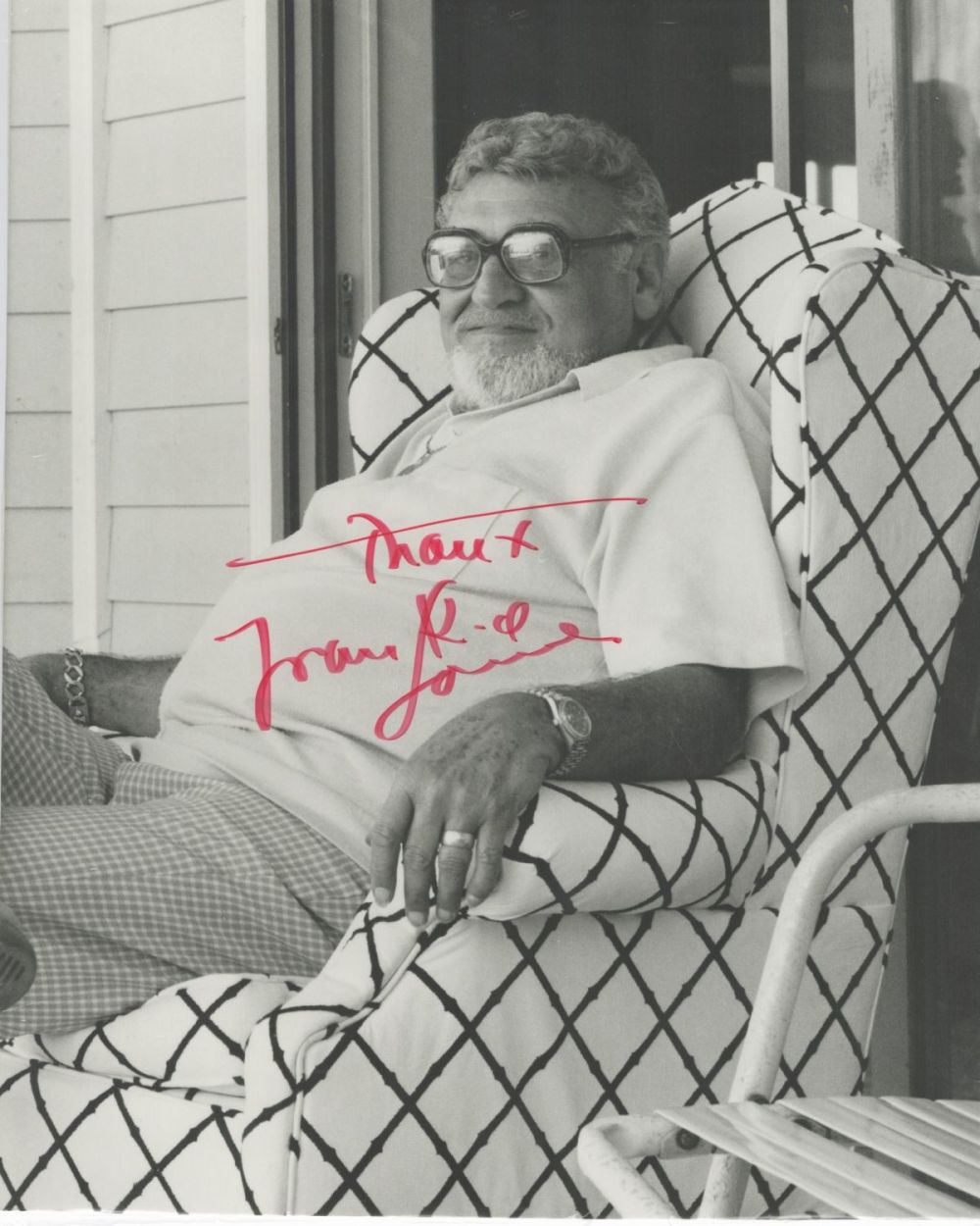 Lot 319: Frankie Laine (1913-2007) American Singer Signed 8x10 Photo....