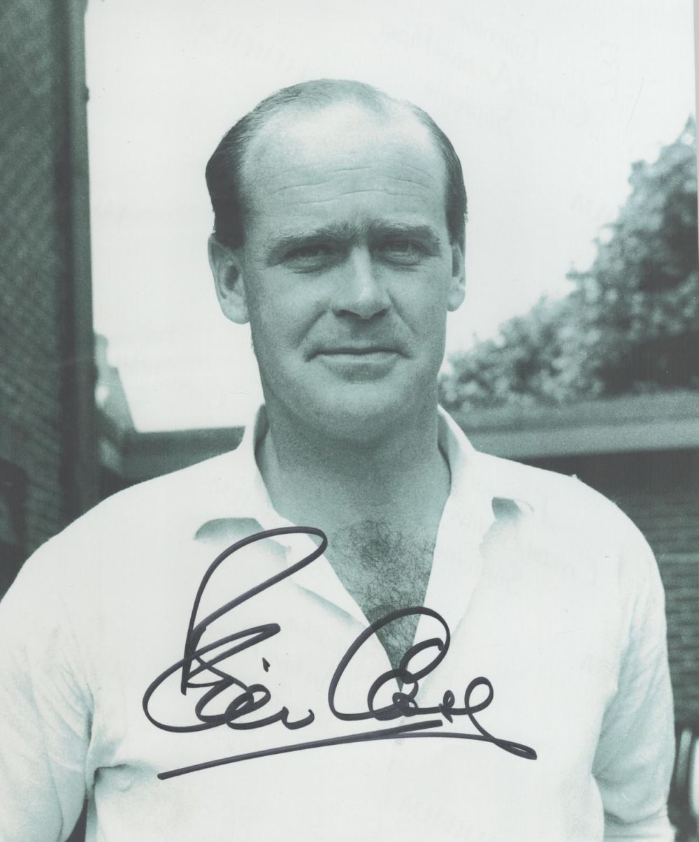 Lot 336: Brian Close England Cricketer Signed 8x10 Photo. Good...
