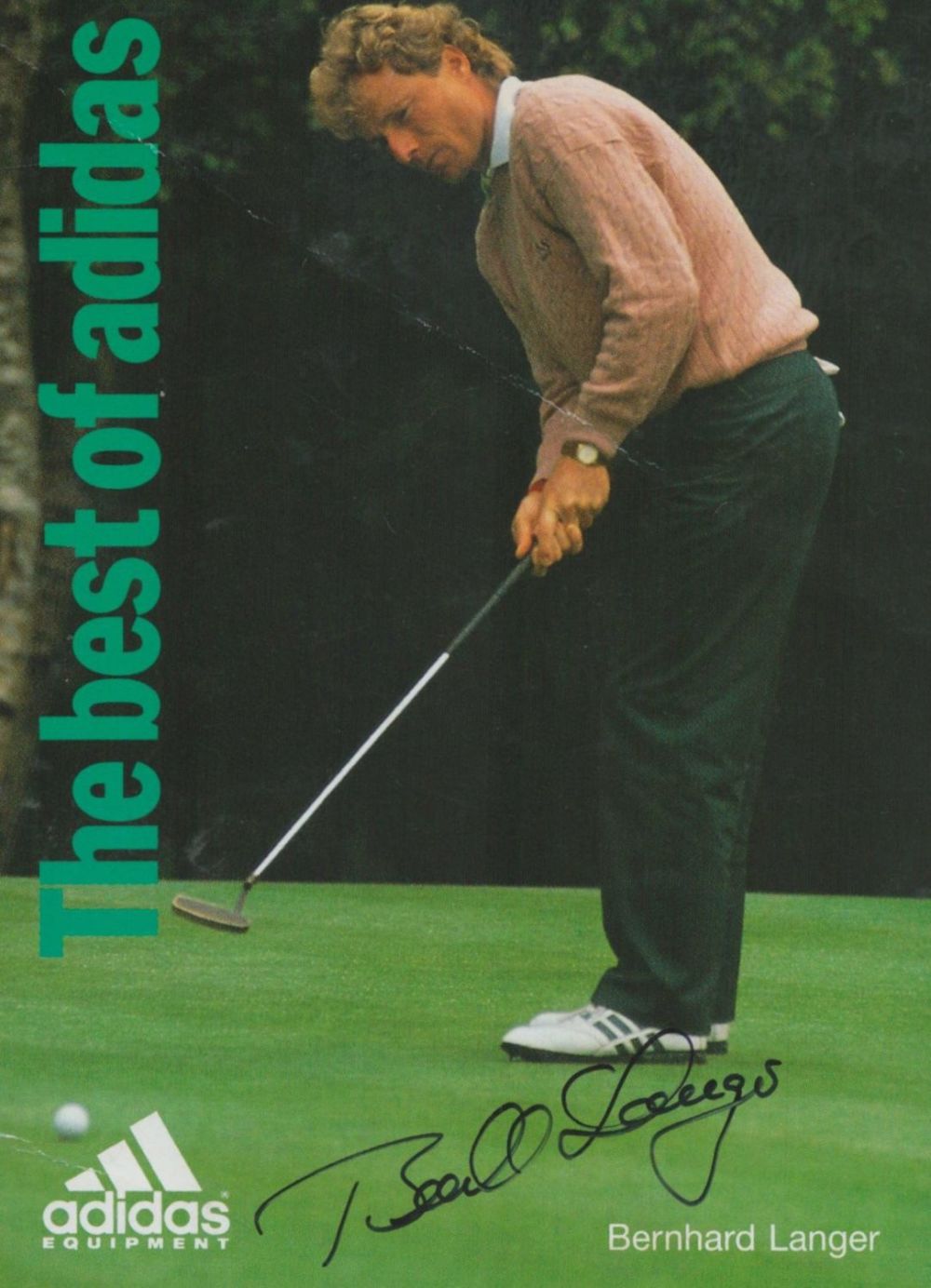 Lot 342: Bernhard Langer Golf Legend Signed Promo Photo. Good...