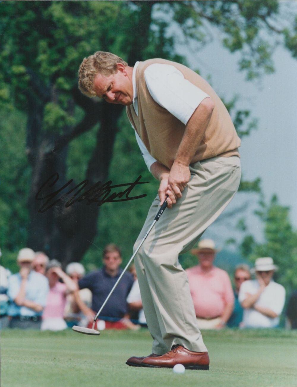 Lot 343: Colin Montgomerie Golfer Signed Ryder Cup 8x10 Photo....