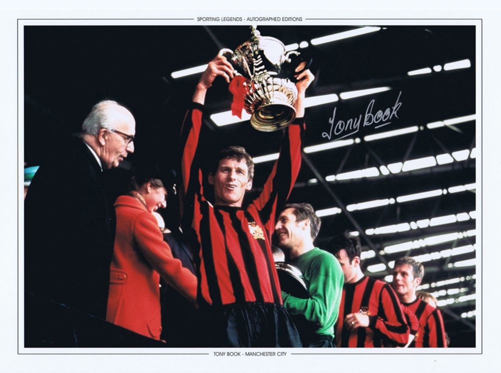 Lot 387: Football Autographed Tony Book 16 X 12 Photo-Edition:...