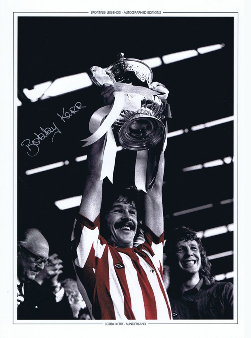 Lot 393: Football Autographed Bobby Kerr 16 X 12 Photo-Edition:...