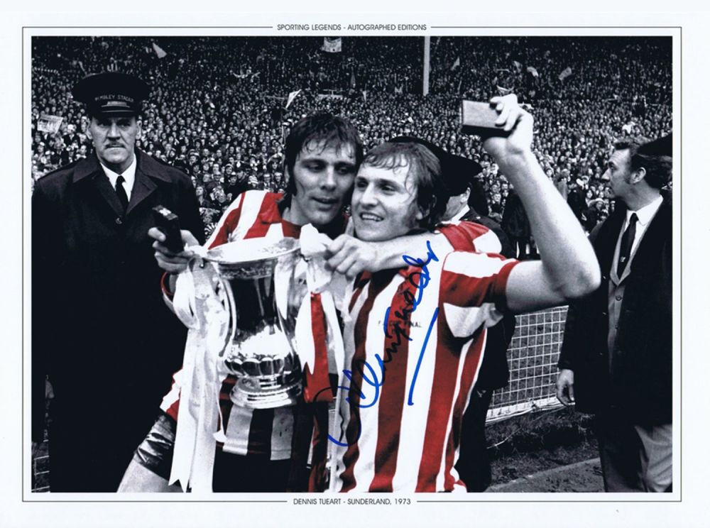 Lot 396: Football Autographed Dennis Tueart 16 X 12 Photo-Edition:...