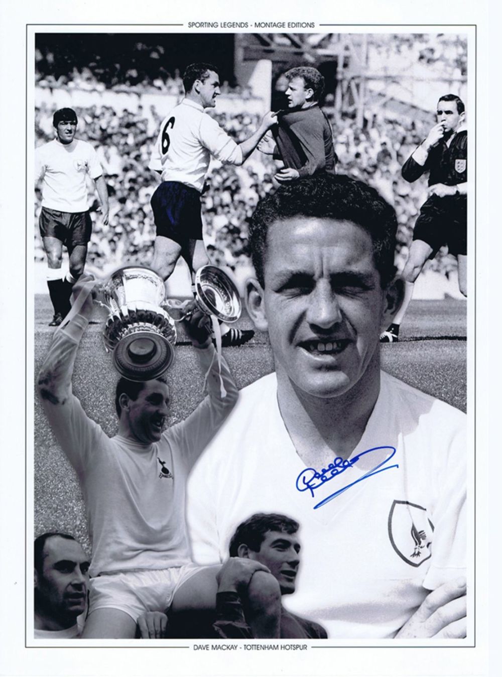 Lot 399: Football Autographed David Mackay 16 X 12 Montage-Edition:...