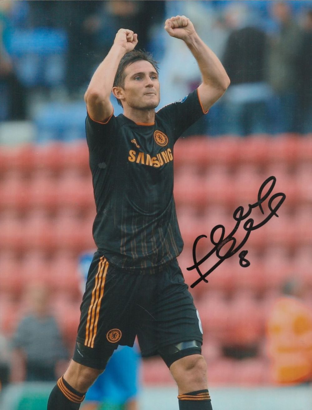 Lot 402: Frank Lampard signed 10x8 inch colour photo pictured...