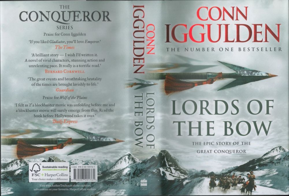 Lot 441: Conn Iggulden signed hardback book Lords of the...