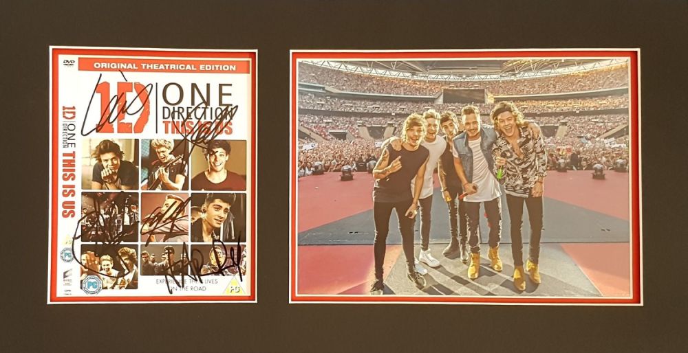 Lot 459: Multi signed Liam Payne plus 4 others. Original...