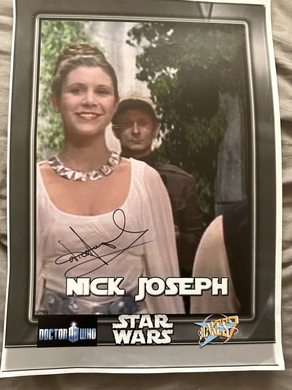 Lot 532: Star Wars and Doctor Who actor Nick Joseph...