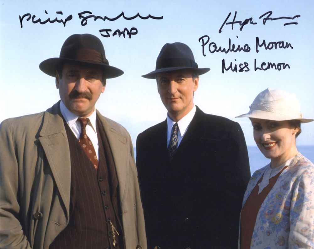 Lot 545: Poirot - TV detective drama series 8x10 photo...