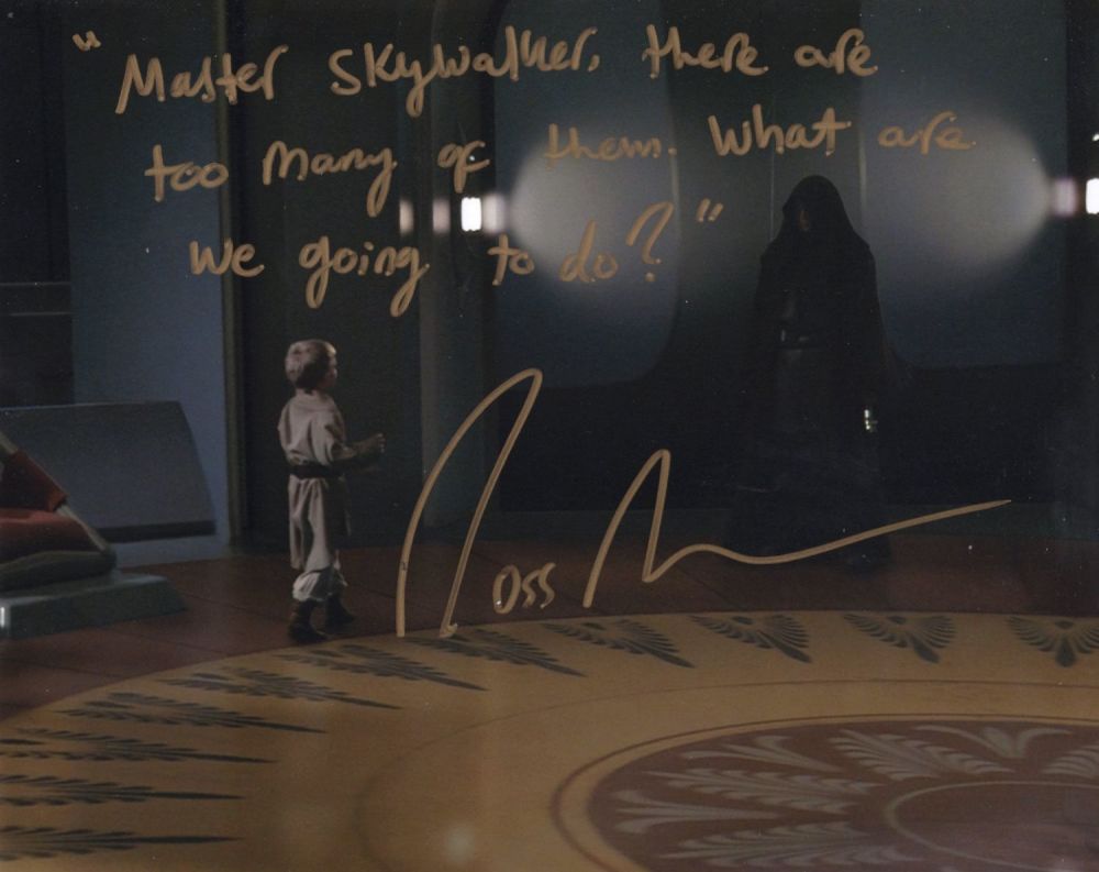 Lot 547: Star Wars 8x10 inch photo signed by Ross...