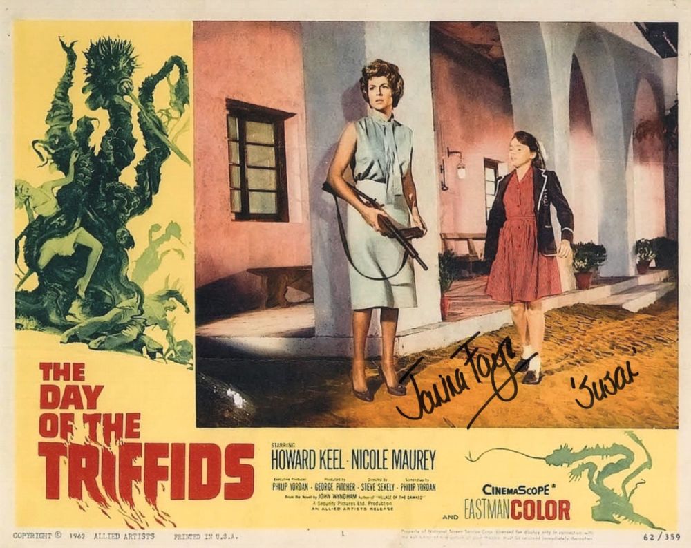 Lot 550: Day of the Triffids cult 50's horror movie...