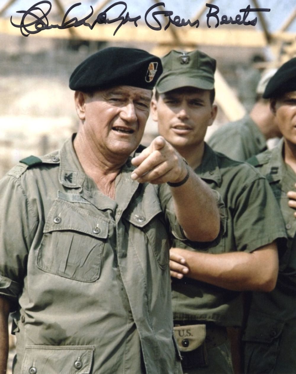 Lot 567: John Wayne movie 'The Green Berets' 8x10 photo...