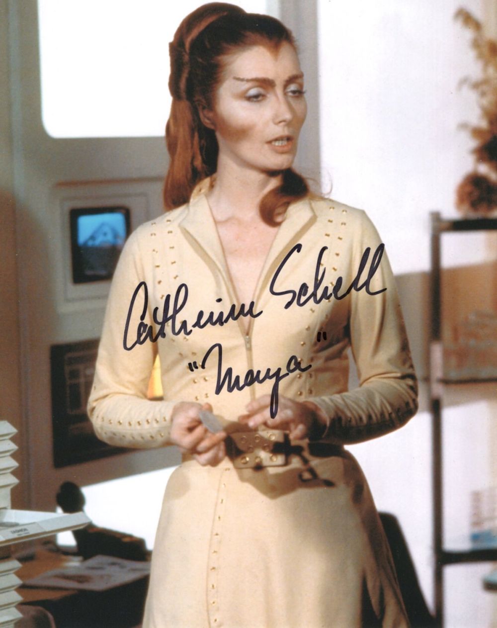 Lot 569: Space 1999 actress Catherine Schell signed Space 1999...