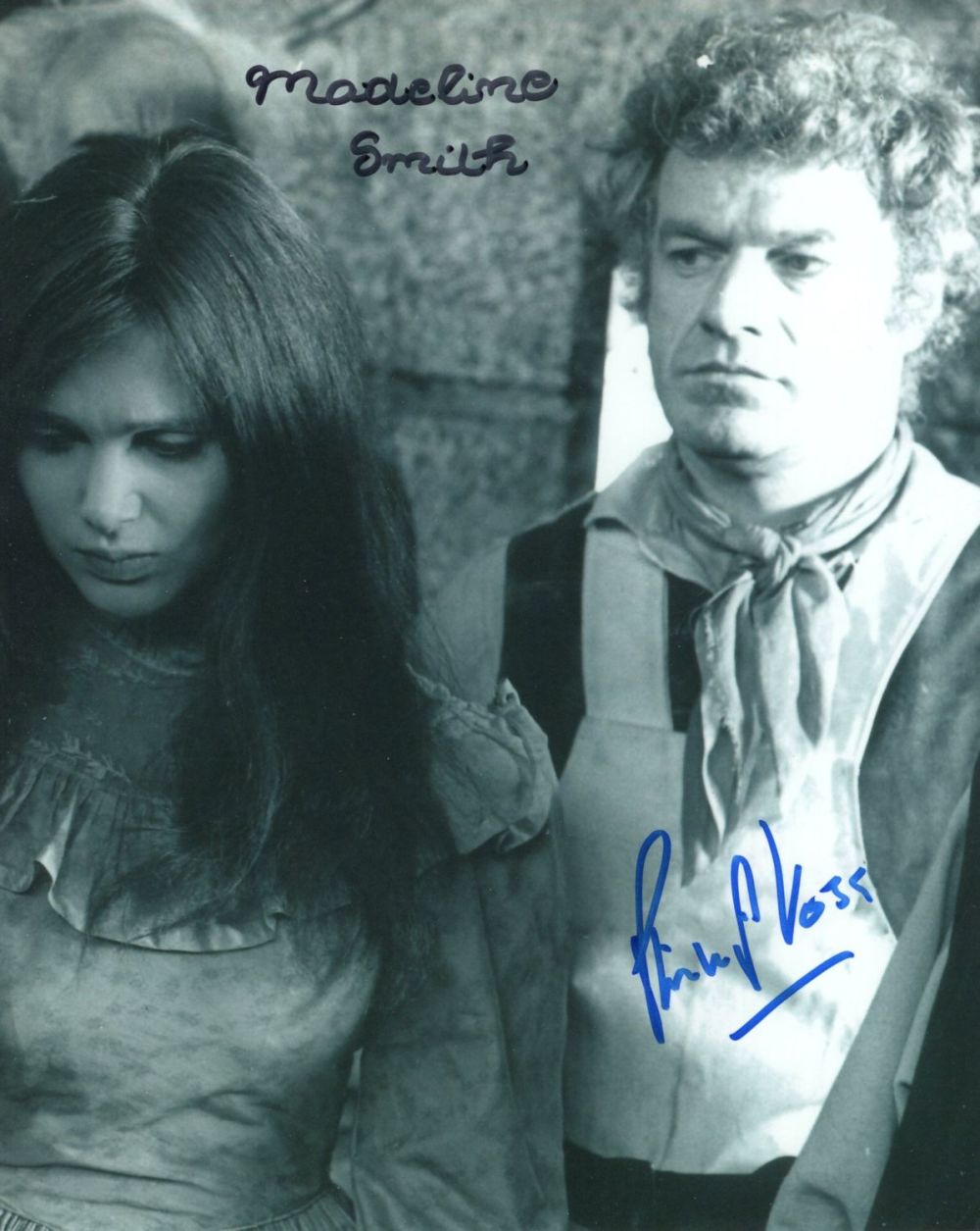 Lot 602: Frankenstein horror movie photo signed by the late...