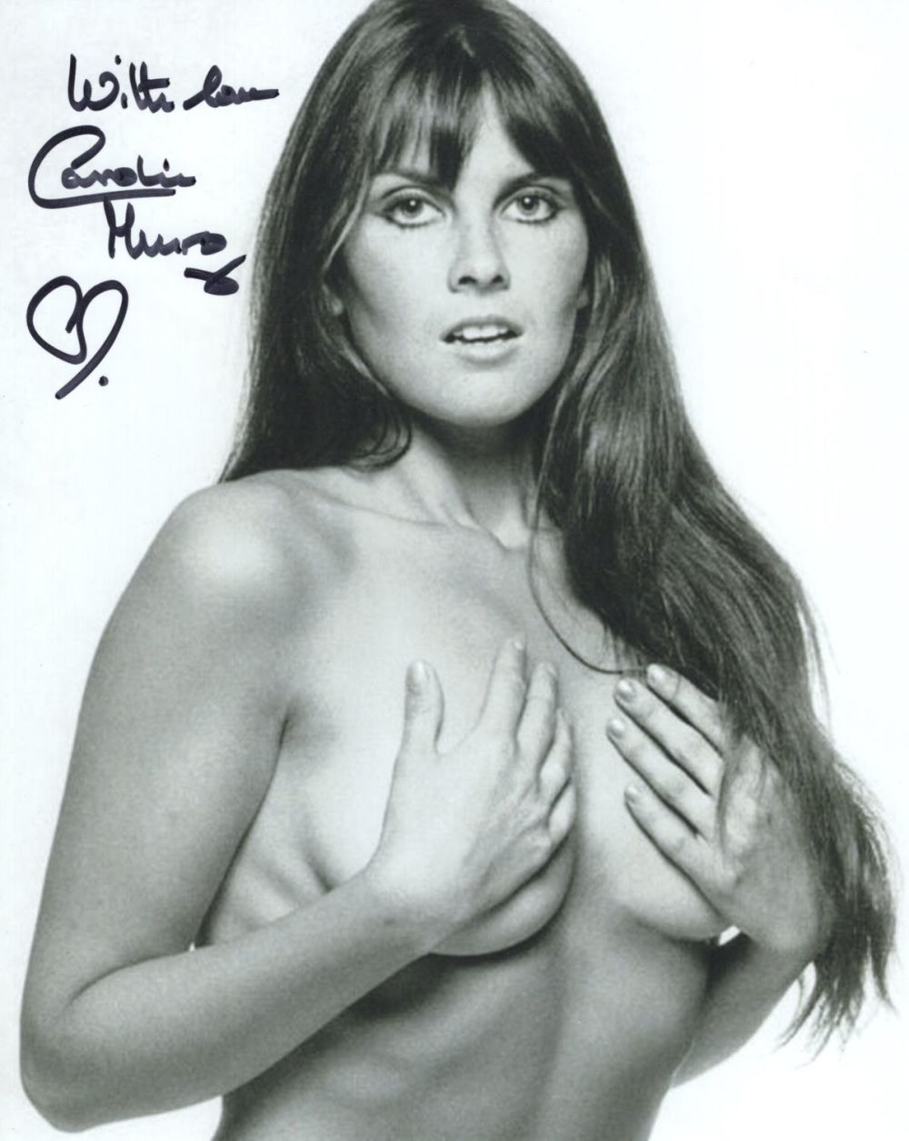 Lot 614: 007 Bond actress Caroline Munro signed stunning sexy...