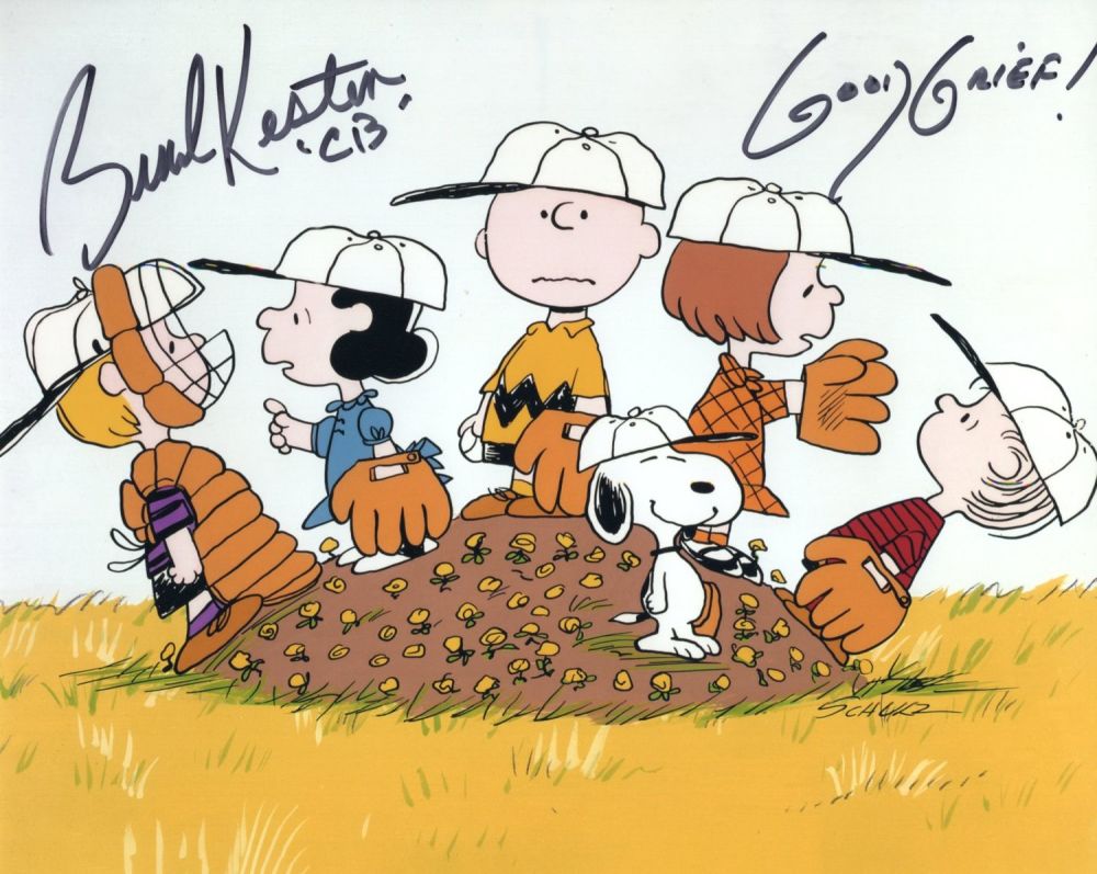 Lot 627: Peanuts and Charlie Brown 8x10 photo signed by...