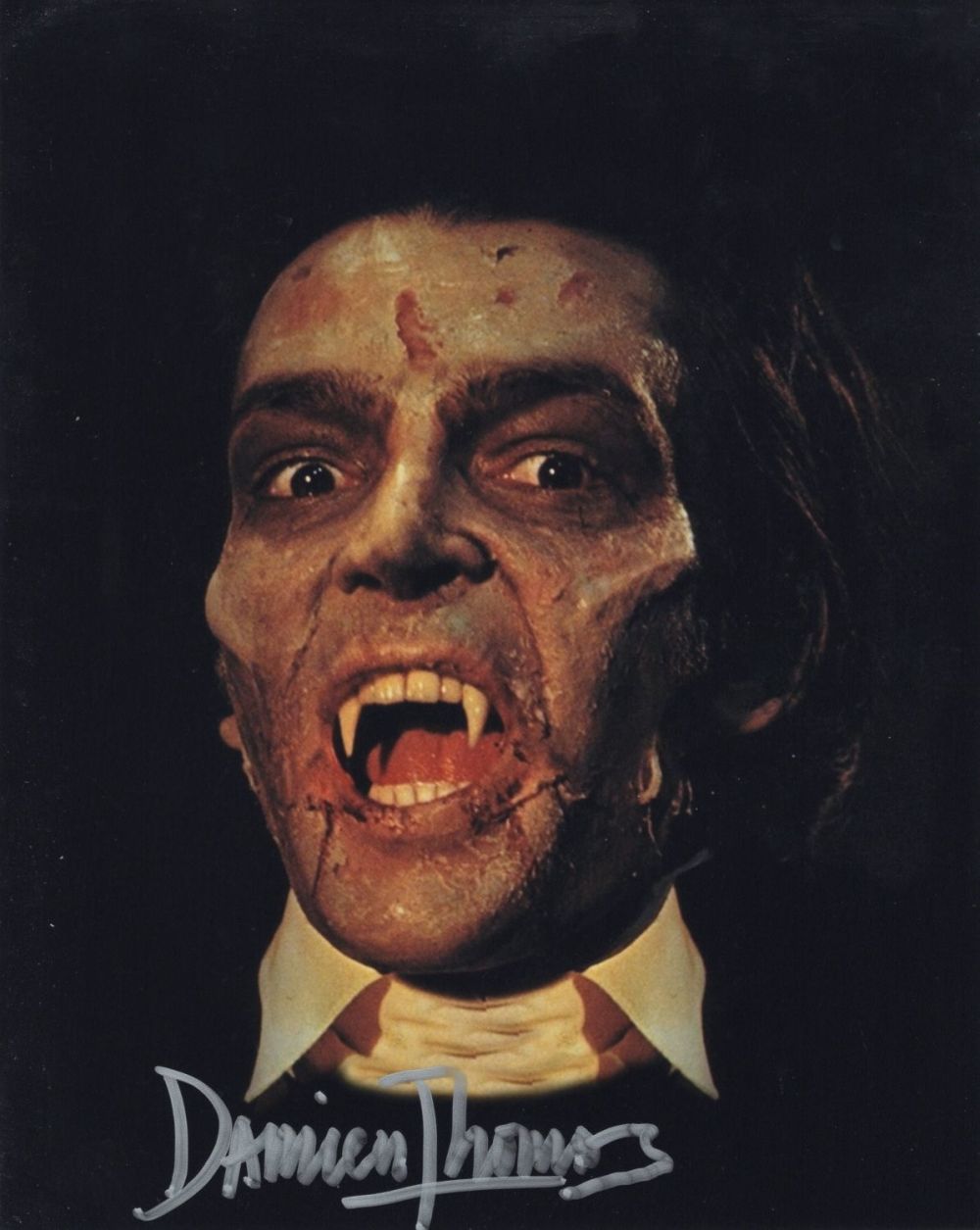 Lot 643: Twins of Dracula Hammer horror movie photo signed...