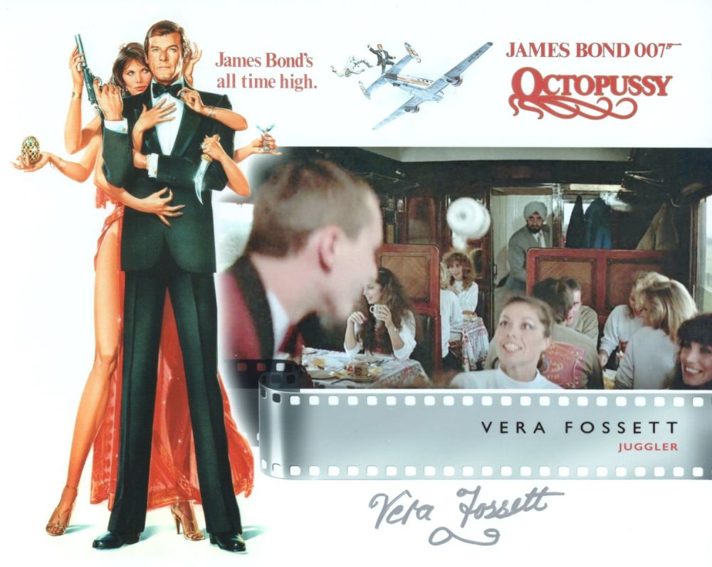 Lot 707: 007 James Bond movie Octopussy 8x10 photo signed...