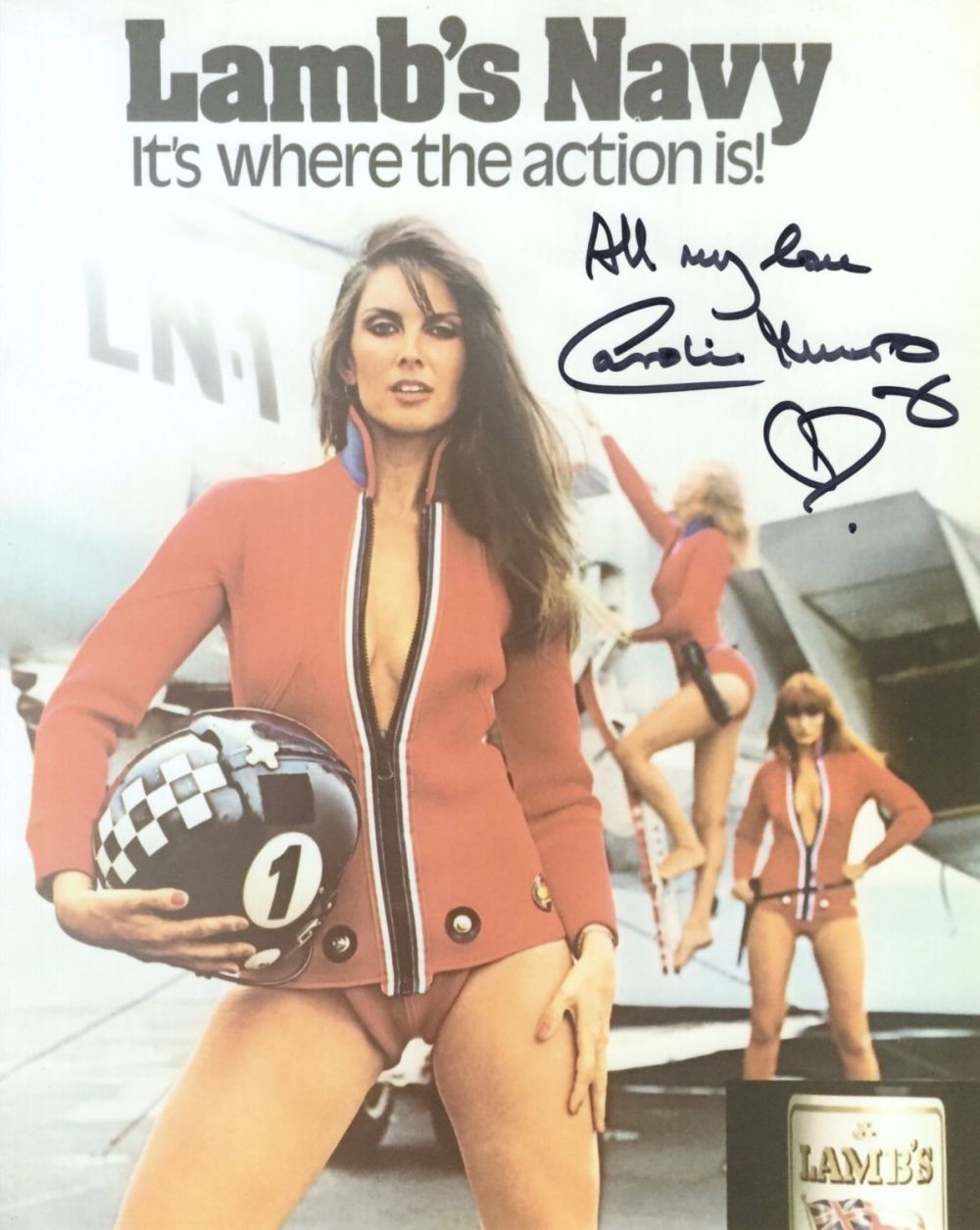 Lot 725: Lamb's Navy Rum, iconic 70's advertising campaign 8x10...
