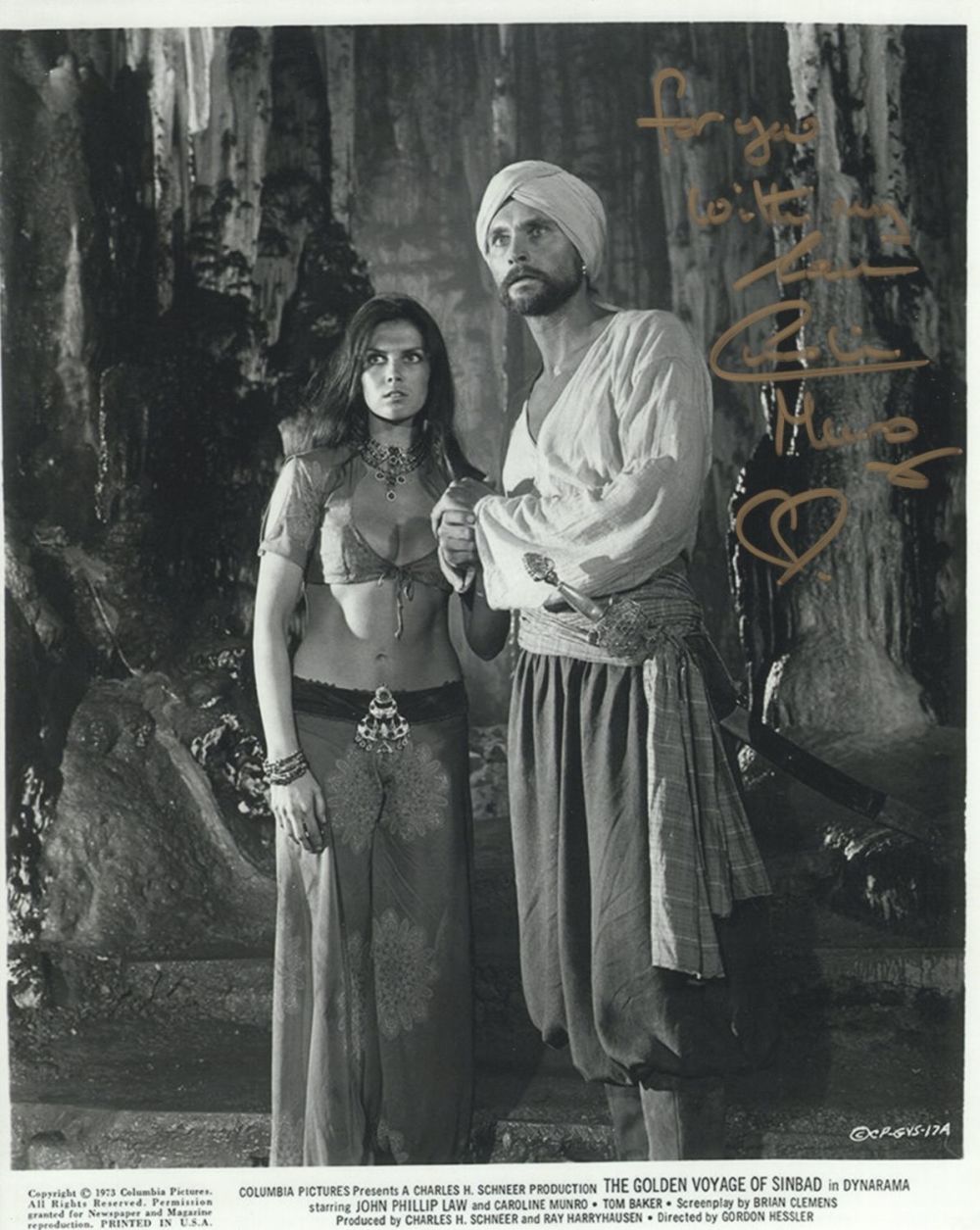 Lot 735: The Golden Voyage of Sinbad 8x10 movie photo...