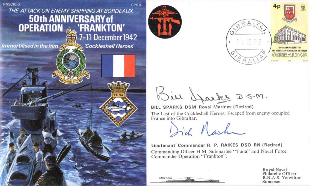 Lot 740: Cockleshell Heroes, Operation Frankton the raid on enemy...