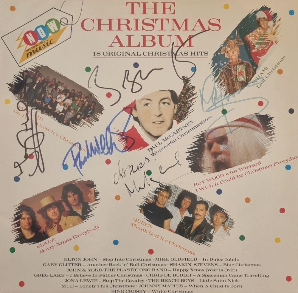 Lot 152: Crosby, Stills and Nash multi signed album sleeve...