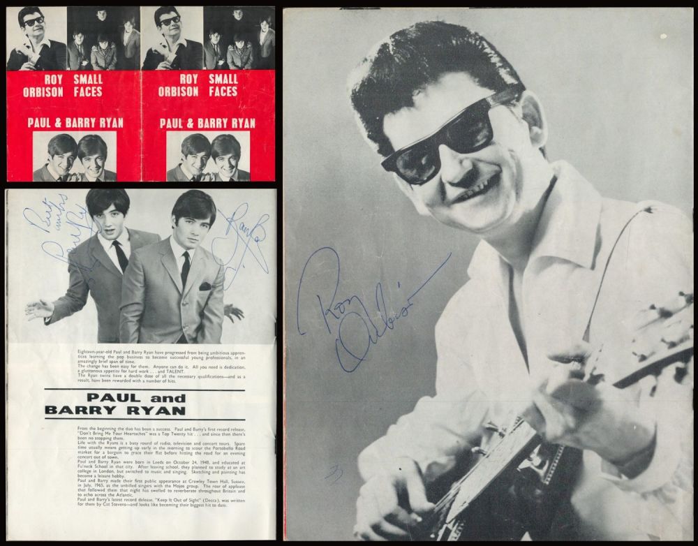 Lot 163: Del Shannon Show Signed Vintage Programme Signed Inside...