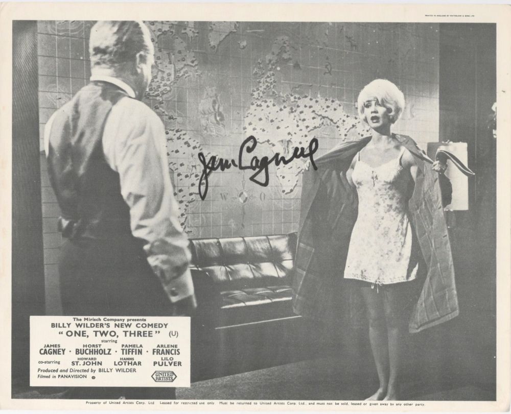 Lot 190: Olivia Newton John signed 10x8 inch black and...