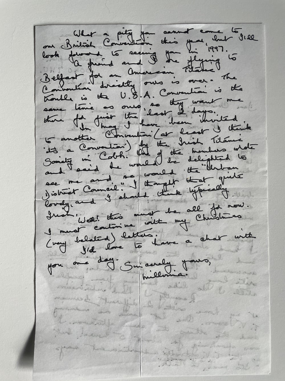Lot 22: Titanic Memorabilia Millvina Dean handwritten letter and Commander...
