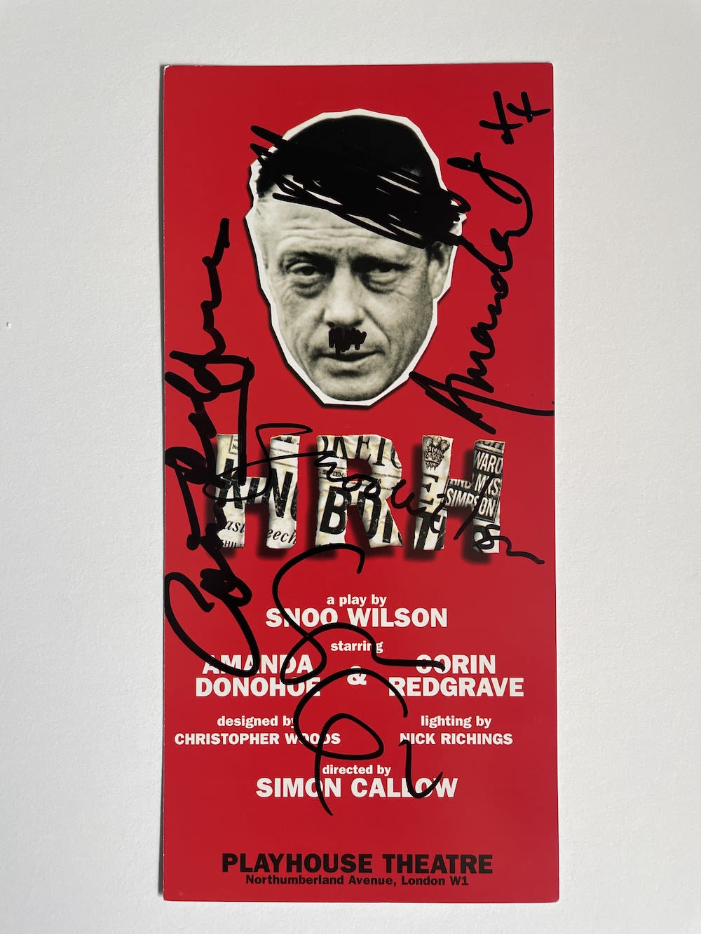 Lot 52: Amanda Donohoe, Snoo Wilson, Simon Callow, Colin Redgrave...