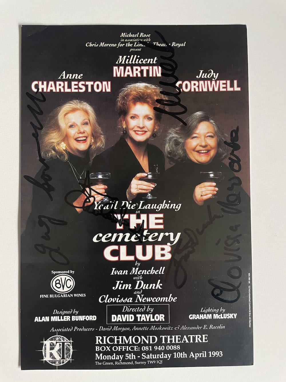 Lot 60: Annie Charleston, Millicent Martin, Jody Cornwell The Cemetery...