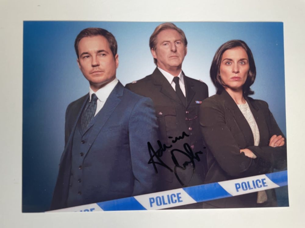 Lot 64: Adrian Dunbar Line of Duty Actor 7x5 inch...