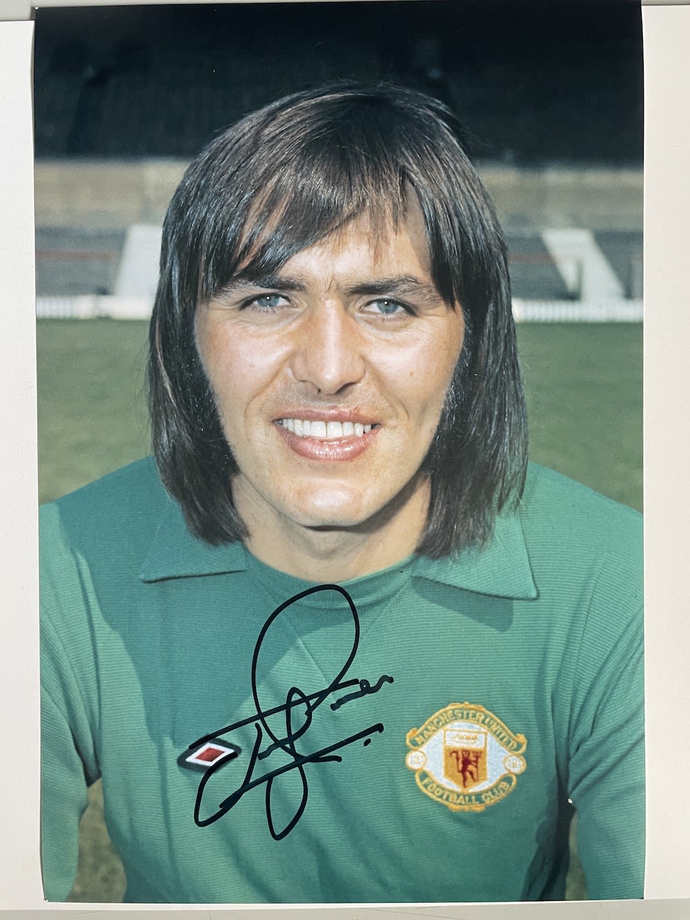 Lot 68: Jimmy Rimmer Former Manchester United Footballer 12x8 inch...