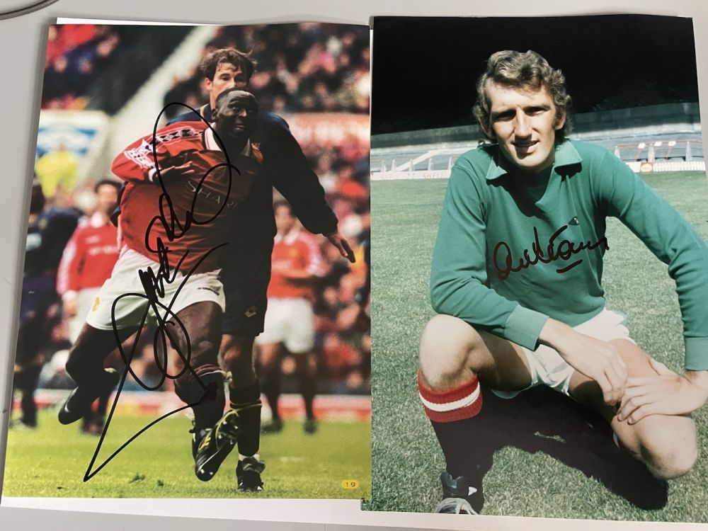 Lot 87: Ince, Robson, Stepney, Yorke, Greenwood, Sadler, Dunne and...