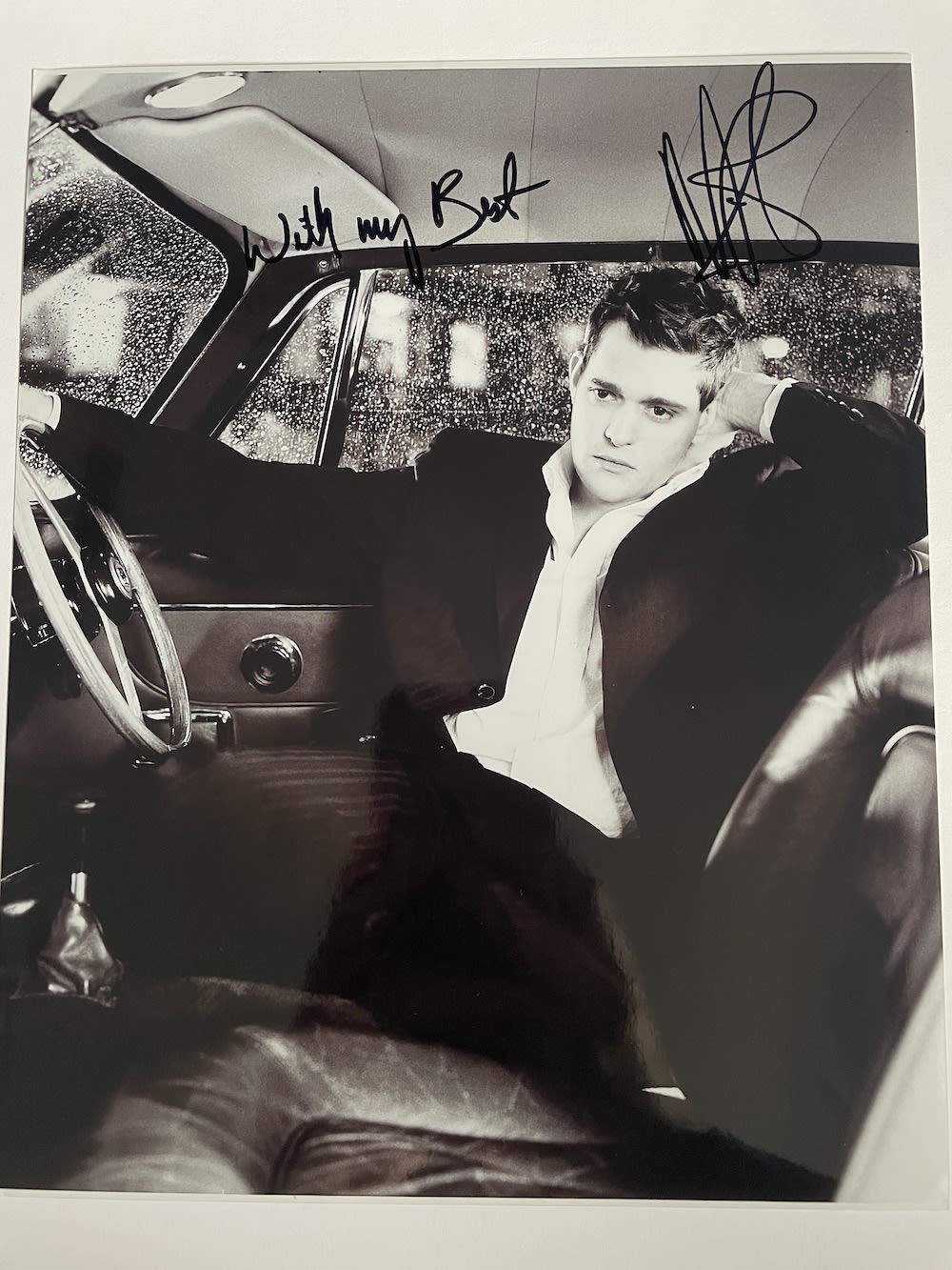 Lot 89: Michael Buble Chart Topping Crooner 10x8 inch signed...