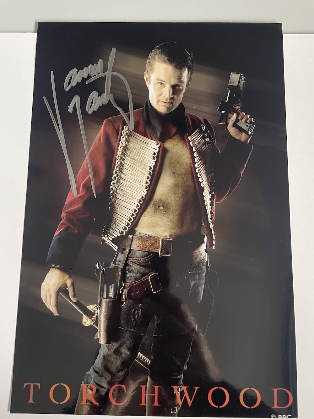 Lot 94: James Marsters Popular Actor, Torchwood 12x8 inch signed...
