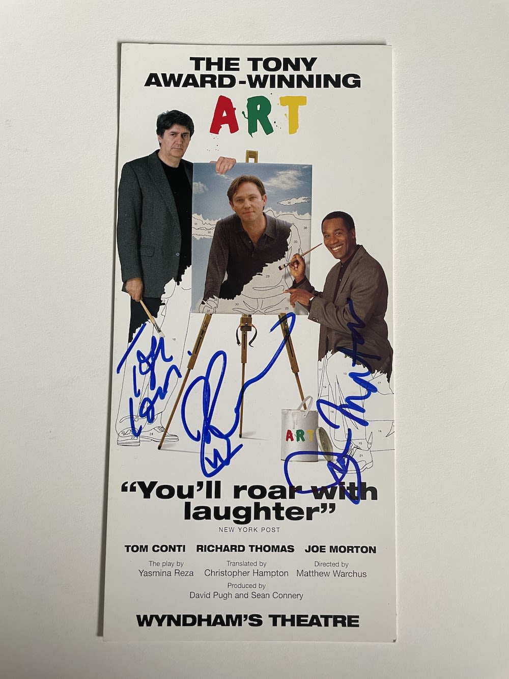 Lot 111: Tom Conti, Richard Thomas, Joe Morton Art Stage...