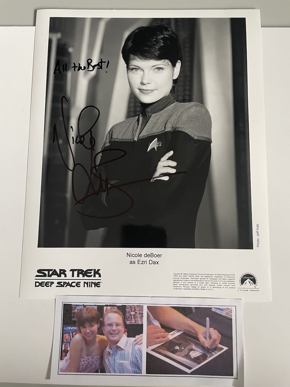 Lot 114: Nicole De Boer Star Trek Actress, Ezri Dax...