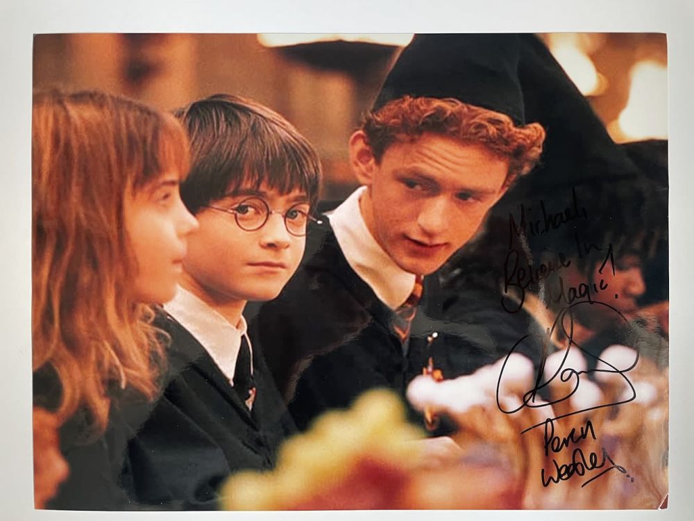 Lot 140: Chris Rankin Harry Potter Film Actress, Percy Weasley...