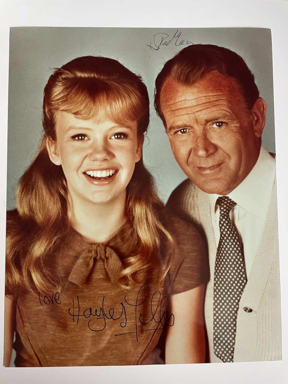 Lot 153: John and Hayley Mills Father and Daughter Actors...