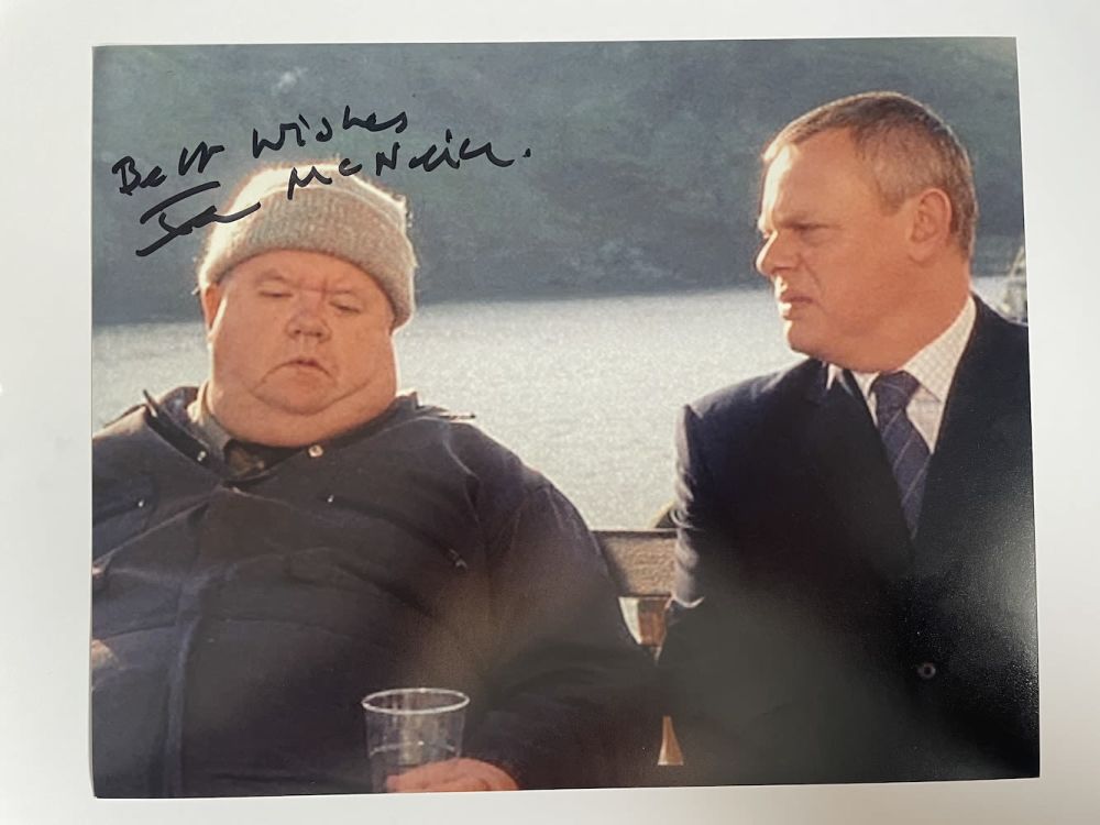 Lot 161: Ian McNeice Popular Actor, Doc Martin 10x8 inch...