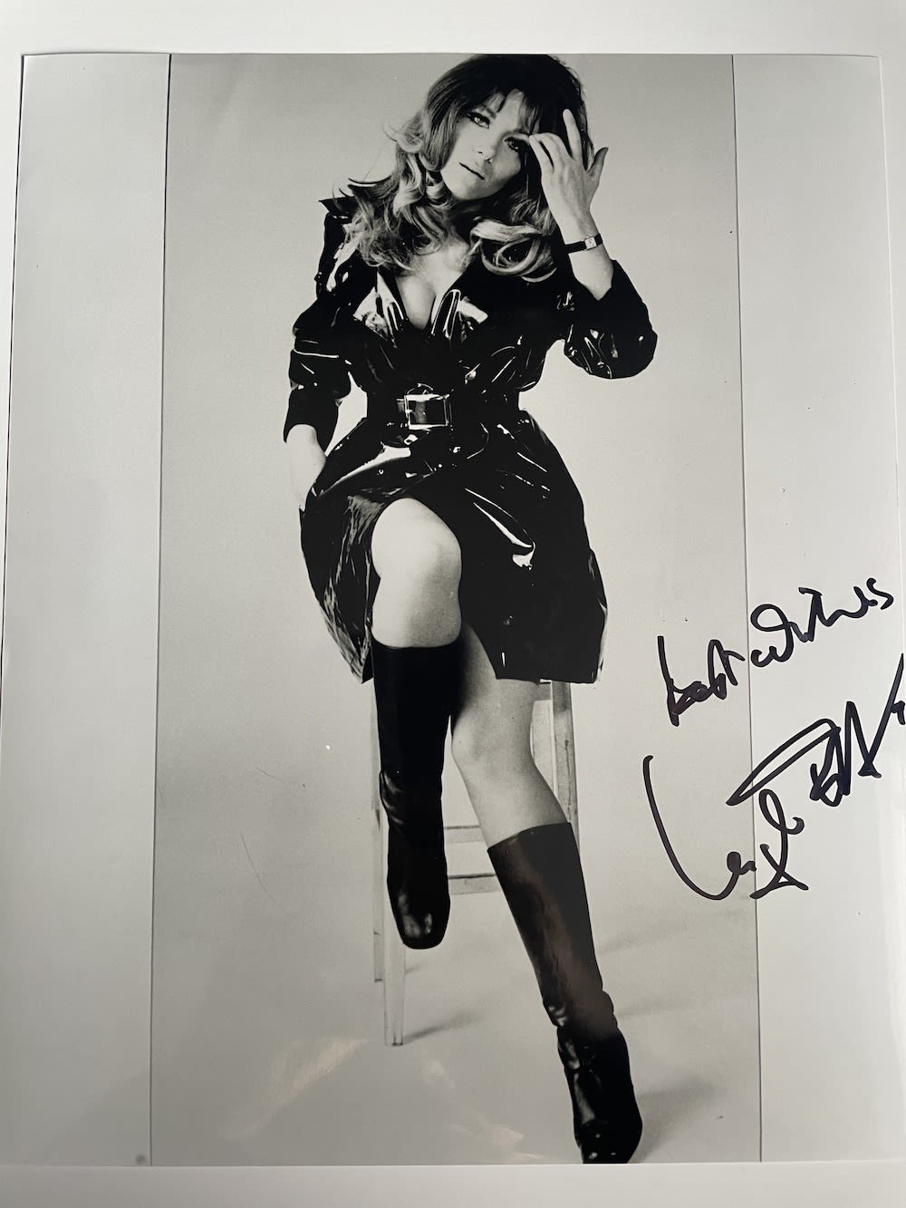Lot 170: Ingrid Pitt Hammer Horror Actress 10x8 inch signed...