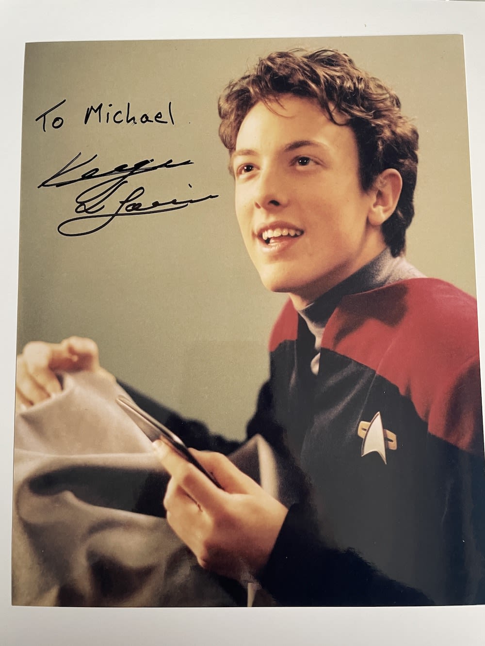 Lot 179: Keegan De Lancey American Star Trek Actor 10x8...