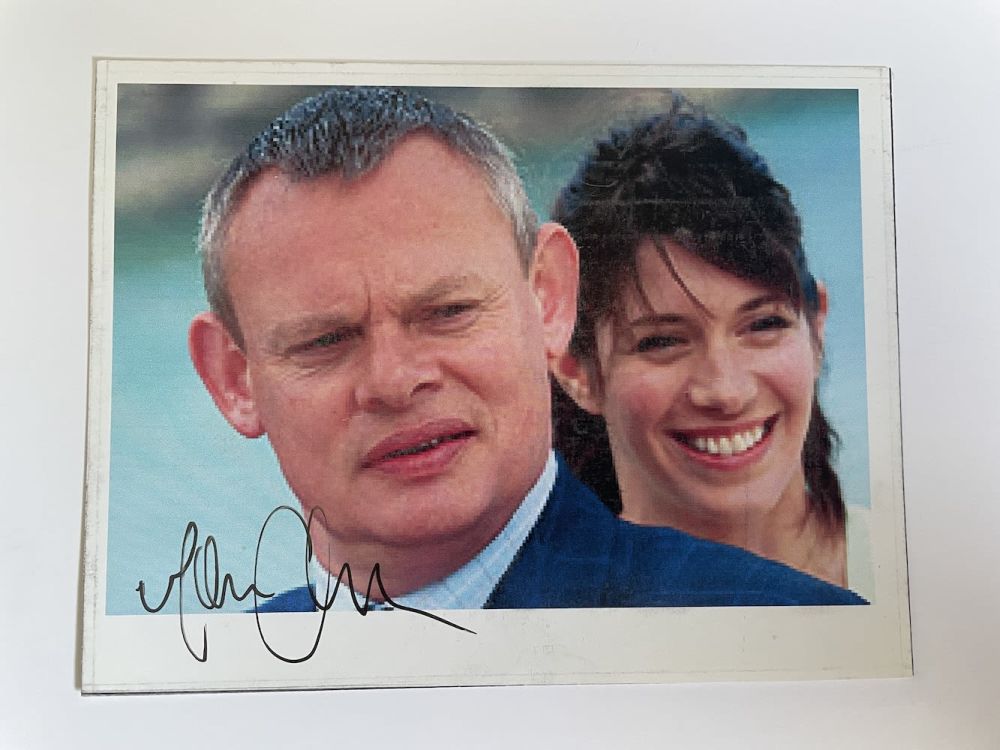 Lot 209: Martin Clunes Comedy Actor, Doc Martin 6x4 inch...