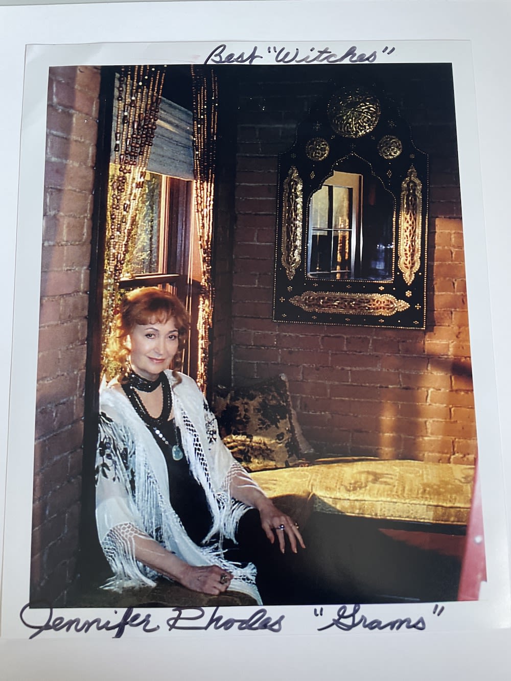 Lot 216: Jennifer Rhodes Charmed TV Series Actress, Grams 10x8...