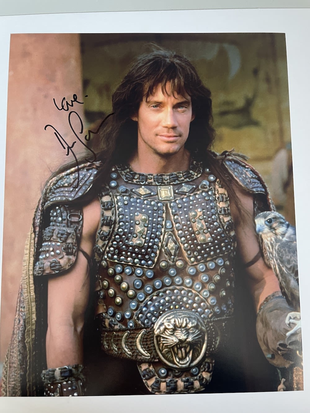 Lot 217: Kevin Sorbo Popular American Actor, Hercules 10x8 inch...