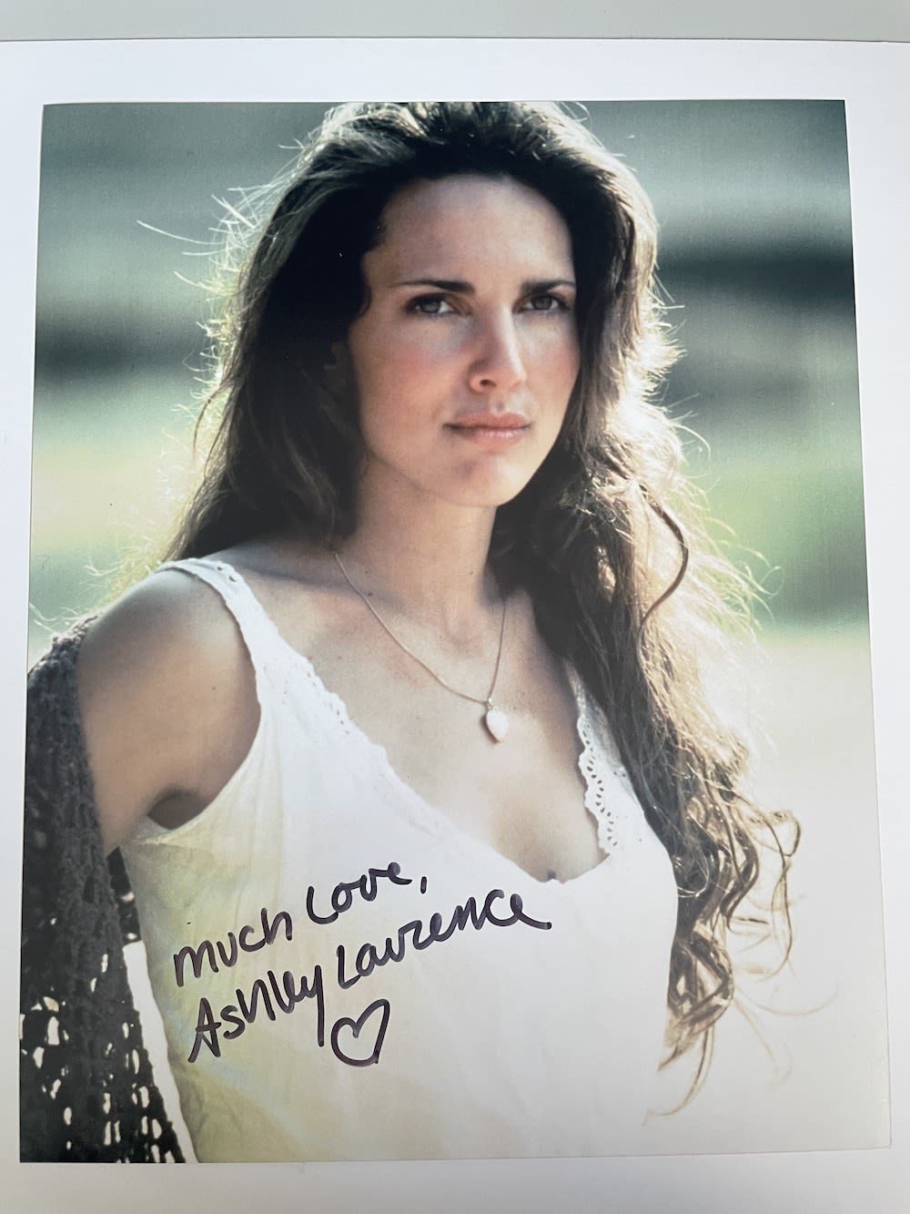 Lot 224: Ashley Laurence American Actress, Hellraiser 10x8 inch signed...