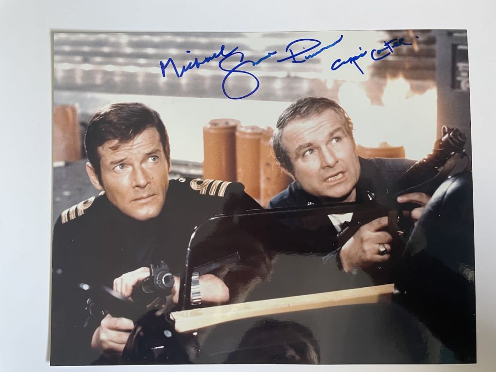 Lot 230: Shane Rimmer James Bond Film Actor 10x8 inch...